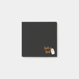 Bloco De Notas Trick or Treat Fantasma Halloween