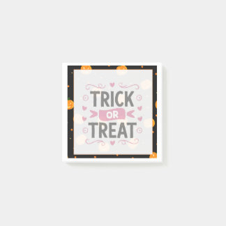 Bloco De Notas Trick Ou Tratar Posto - Notas De Ti