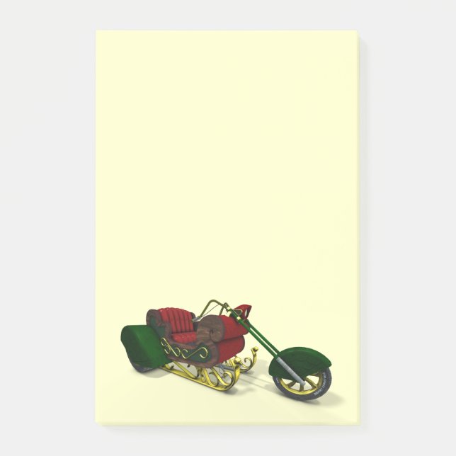 Bloco De Notas Trike do Papai Noel (Frente)
