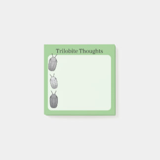 Bloco De Notas Trilobite Thoughts- Prehistoric Fossil