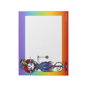 Bloco de notas Trixy Pixie Stick Sideshow Circus B