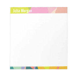 Bloco De Notas Tropical Vibes Colorful Notepad