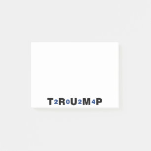Bloco De Notas Trump 2024 Blue