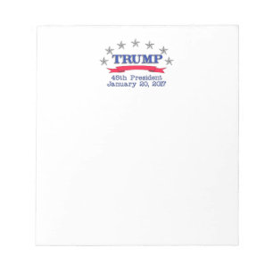 Bloco De Notas Trump 45º Presidente