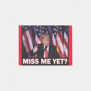 Bloco De Notas Trump Miss Me Ainda