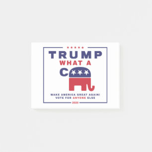 Bloco De Notas Trump. Que poster da campanha anti-tropete?