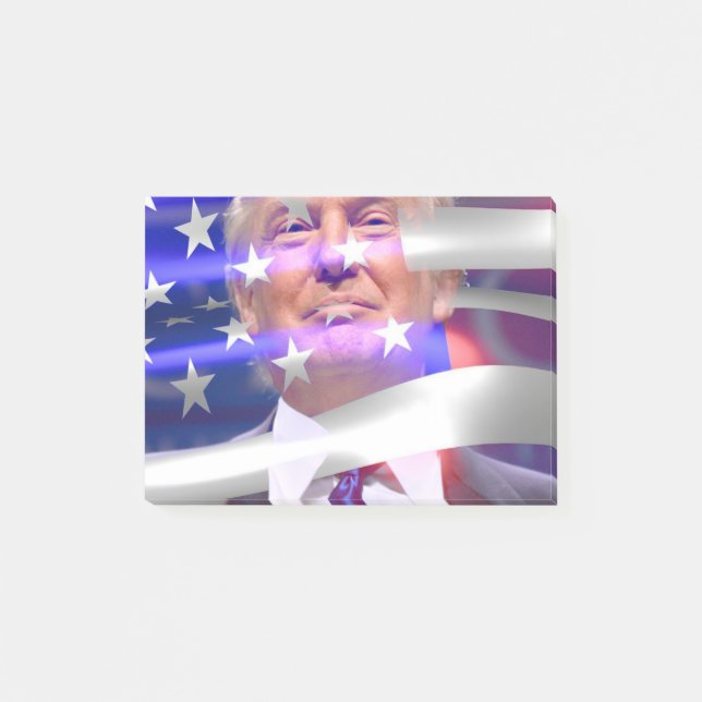 Bloco De Notas trunfo da bandeira americana 2020 (Frente)