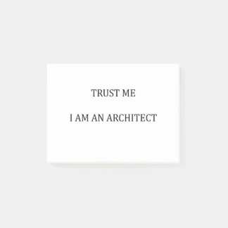 Bloco De Notas Trust me I am an Architect