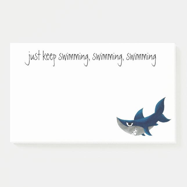 Bloco De Notas Tubarão "Hai" v2 (Frente)