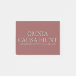 Bloco De Notas Tudo acontece para uma razão - luz