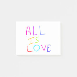 Bloco De Notas Tudo é amor, orgulho colorido do arco-íris LGBTQ g