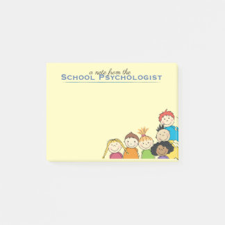 Bloco De Notas Tudo Sobre Crianças Escolares Psicóloga Postar Not