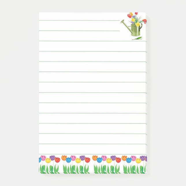 Bloco De Notas Tulipas (Frente)