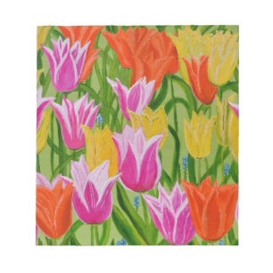 Bloco De Notas Tulipas