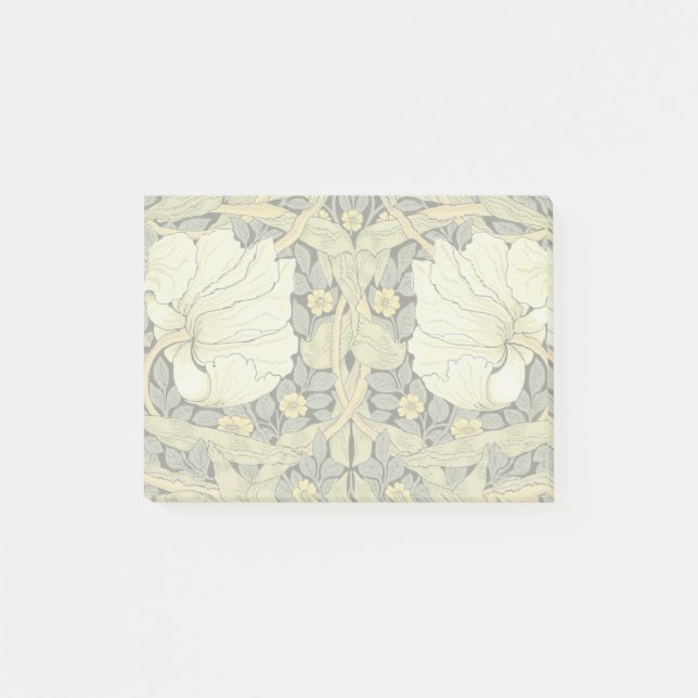 Bloco De Notas Tulipas Pimpernel Arte Botânica William Morris (Frente)