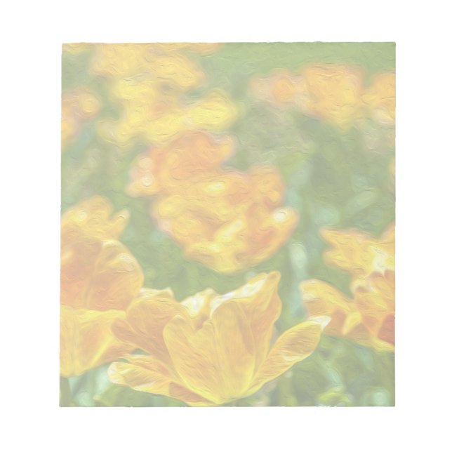 Bloco De Notas Tulipas Pintadas (Frente)