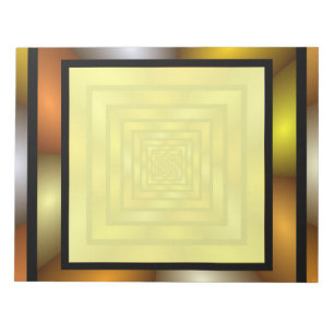Bloco De Notas Túnel Luminoso - Gráfico Fratural Trippy