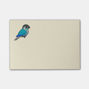 Bloco De Notas Turquesa Conure Verde-cheeked