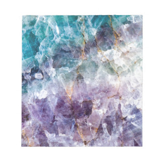 Bloco De Notas Turquesa e Cristal Quartz Puro
