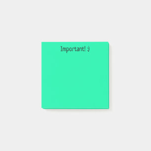 Bloco De Notas Turquesa/Verde