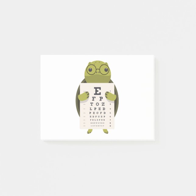Bloco De Notas Turtle Eye Chart (Frente)
