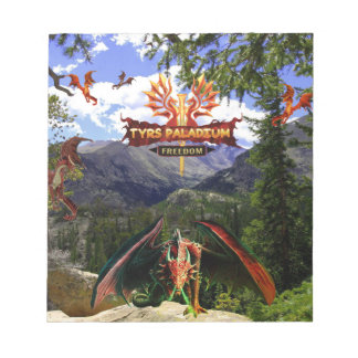 Bloco De Notas Tyrs Paladium Red Dragon Notepad