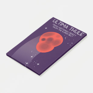 Bloco De Notas Ultima Tule Keiper Belt Arte espacial
