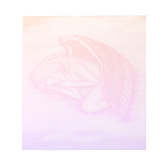 Bloco De Notas Um Anjo Dormindo (Frente)