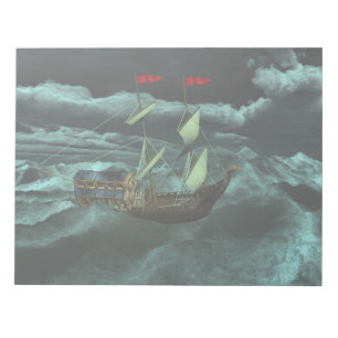 Bloco De Notas Um Bloco de Anotações Selvagem e Tempestade