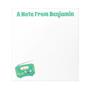 Bloco De Notas Um desenho animado e divertido