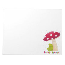 Um desenho animado, sapo e cogumelo em chuva