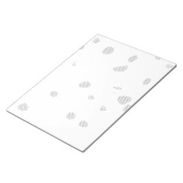 Bloco De Notas um fundo branco com muitos pontos pequenos