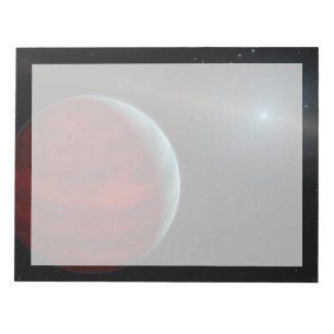 Bloco De Notas Um Planeta Gigante A Gás Em Torno De Uma Estrela N