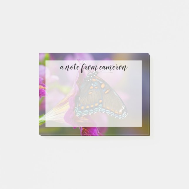 Bloco De Notas Uma borboleta (Frente)