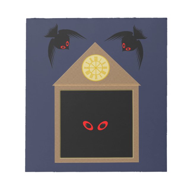 Bloco De Notas Uma Desgentileza de Ravens Halloween (Frente)