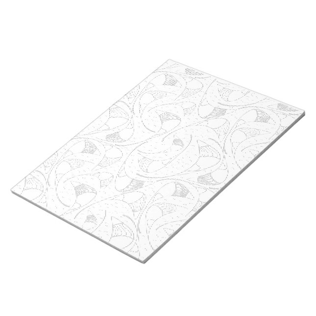 Bloco De Notas uma foto em preto e branco de uma pessoa segurando (Inclinado)