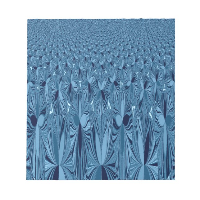 Bloco De Notas Uma mistura de azul (Frente)