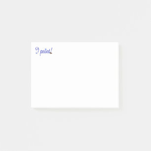 Bloco De Notas Uma nota do artista, eu pinto notas de post-it