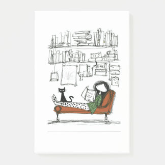 Bloco De Notas Uma Tarde Silenciosa de Leitura | Amante de Livros