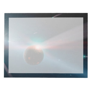 Bloco De Notas Uma Tempestade De Cometas No Sistema Eta Corvi.