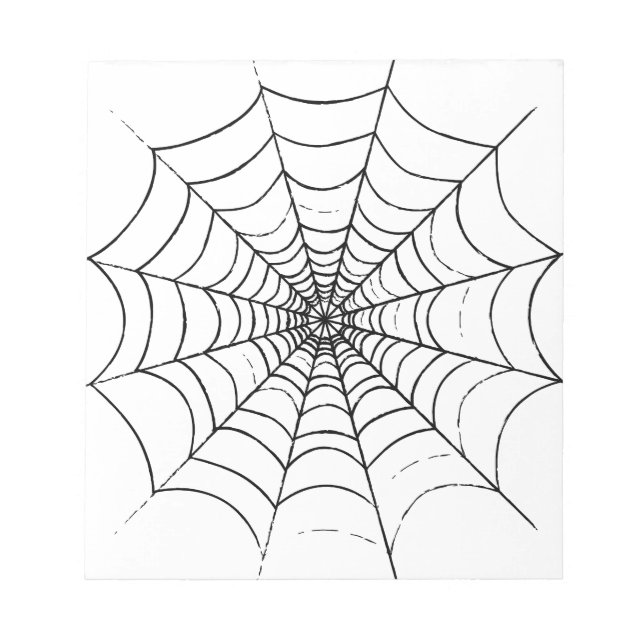 Bloco De Notas Uma Web de aranha simples (Frente)