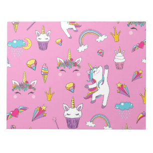 Bloco De Notas Unicorn Fan Club - Pink