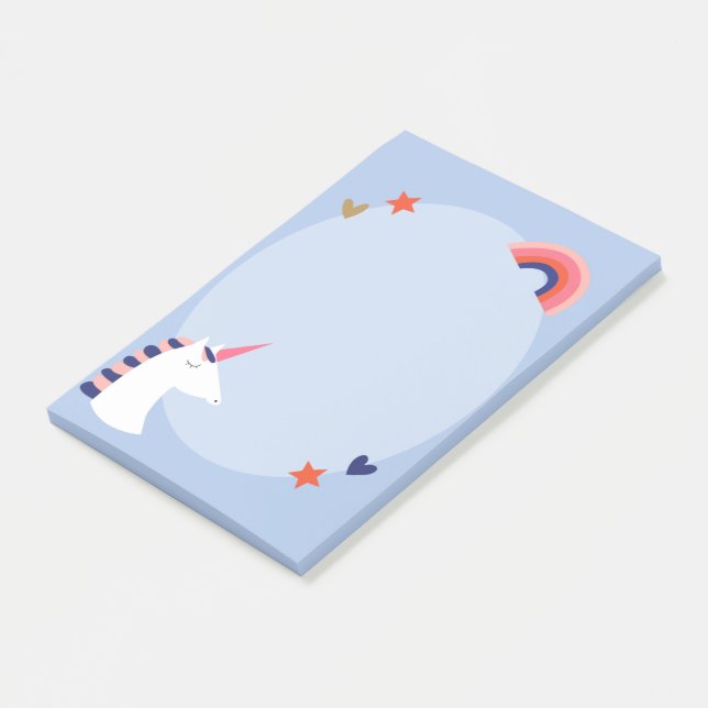 Bloco De Notas Unicórnio (Inclinado)