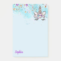 Unicórnio Face Brilhante, Rosa e Roxo, Raparigas M