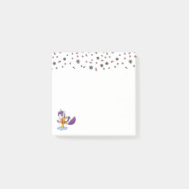 Bloco De Notas Unicórnio Floral Simples e Bonito no Raincoat