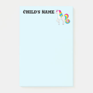 Bloco De Notas Unicórnio Fofo