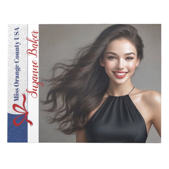 Bloco De Notas Universal Royal - Páginas Autografadas de Pageant  (Frente)