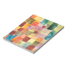 Untitled abstract watercolor squares - Paul Klee