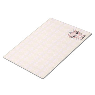 Bloco De Notas Ursinho Unicórnio Kawaii Personalizado com Óculos