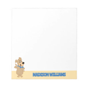 Bloco De Notas Urso Boo-Boo Precoce